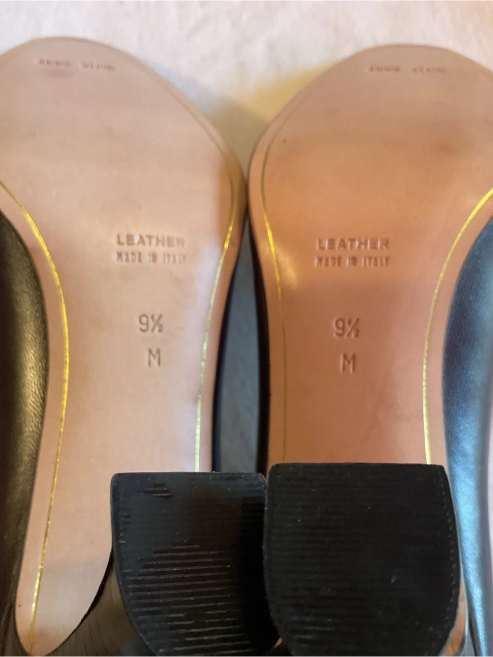 Vintage Anne Klein Couture Dark Brown Leather Pumps